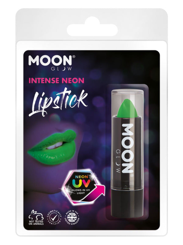 Adult Moon Glow Intense Neon UV Lipstick Intense Green
