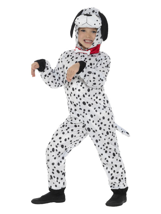 Kids Dalmatian Costume Black  White