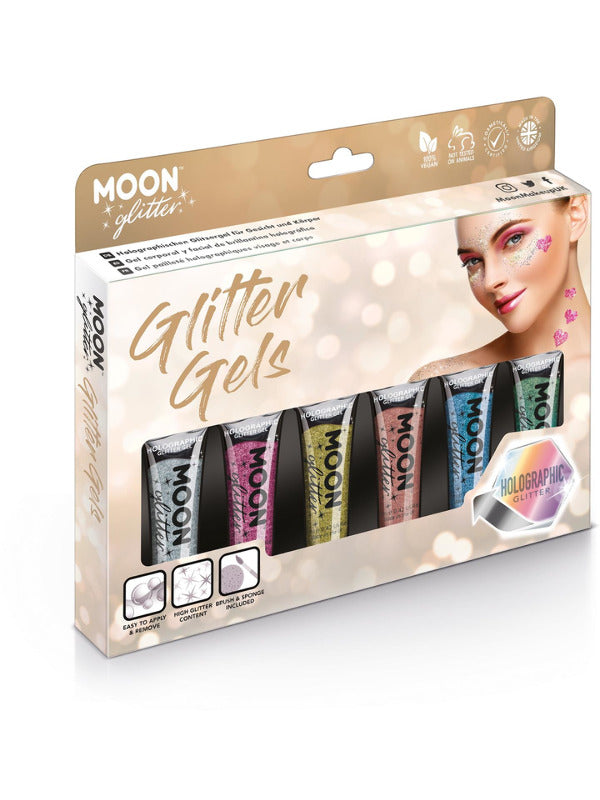 Moon Glitter Holographic Fine Glitter GelAssorted