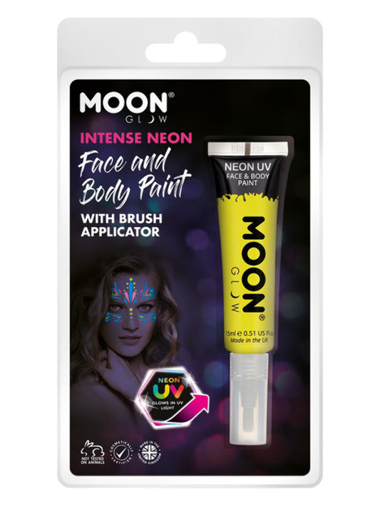 Moon Glow Intense Neon UV Face Paint Yellow