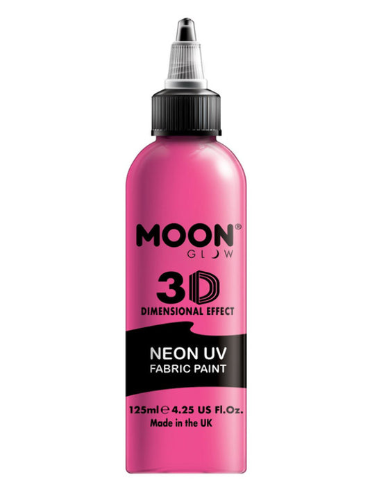 Moon Glow  Neon UV Intense Fabric Paint Pink