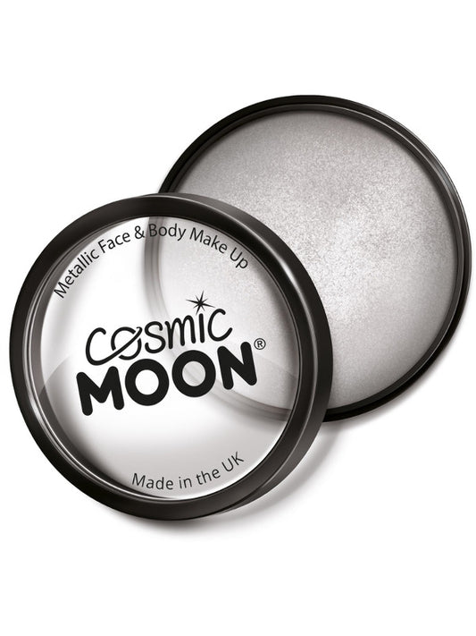 Adult Cosmic Moon Metallic Pro Face Paint Cake Pots Sil