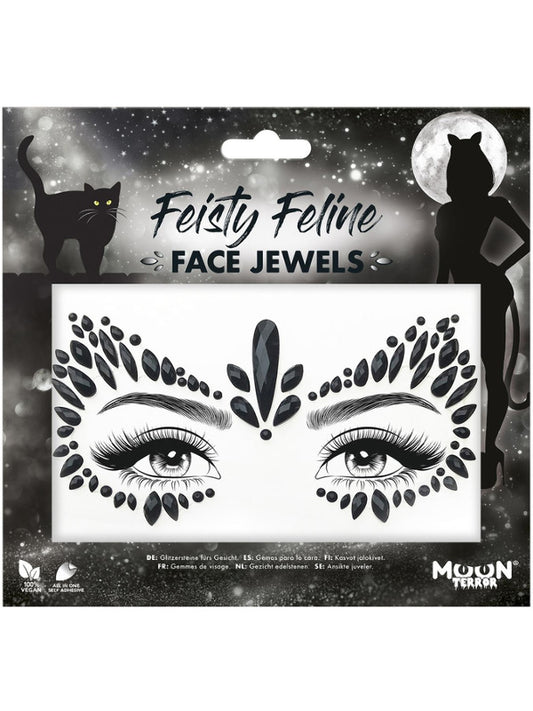 Moon Terror Face Jewels Feisty Feline