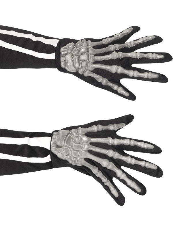 Skeleton Gloves Adult Black
