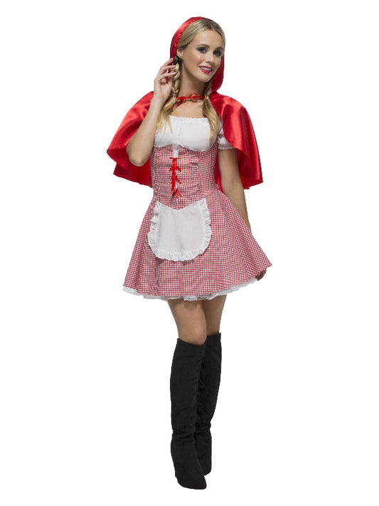 Adult Fever Red Riding Hood Costume Red