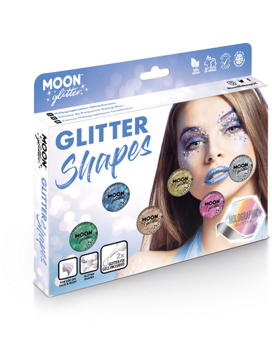 Moon Glitter Holographic Glitter Shapes Assorted