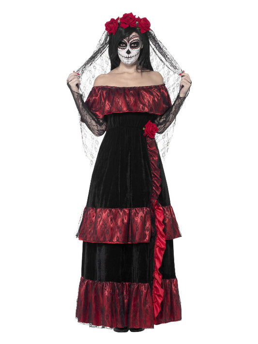 Deluxe Day of the Dead Bride Costume Black