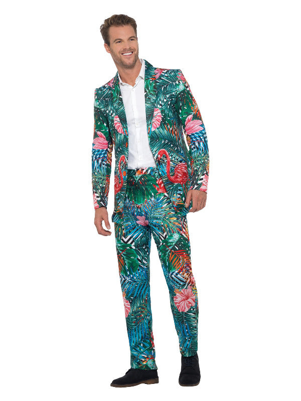 Hawaiian Tropical Flamingo Suit MultiColoured