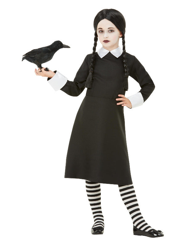 Kids Gothic School Girl Costume Black