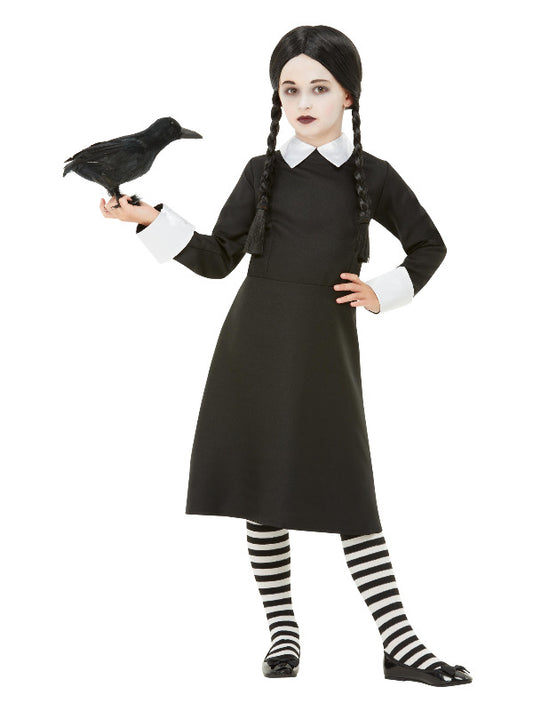 Kids Gothic School Girl Costume Black