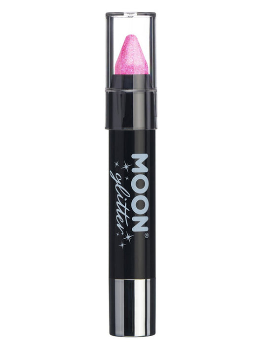 Adult Moon Glitter Iridescent Body Crayons Pink
