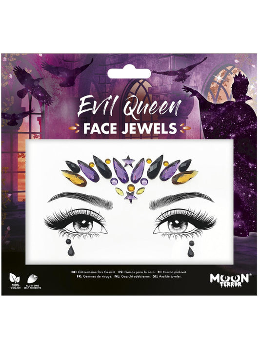 Moon Terror Face Jewels Evil Queen