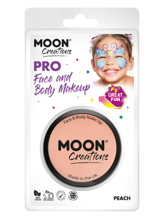 Adult Moon Creations Pro Face Paint Cake Pot Peach (2)