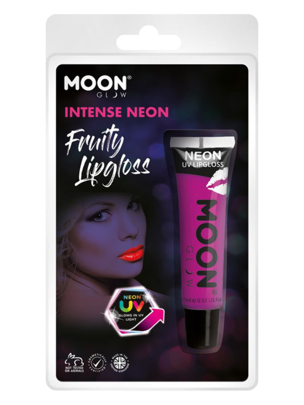 Adult Moon Glow Intense Neon UV Fruity Lipgloss Purple