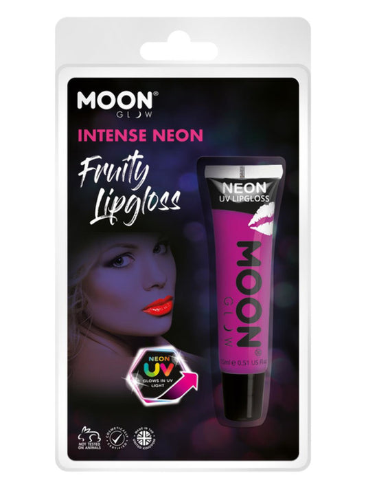 Adult Moon Glow Intense Neon UV Fruity Lipgloss Purple