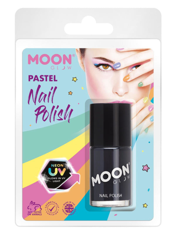 Adult Moon Glow Pastel Neon UV Nail Polish Black (2)