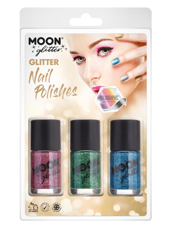 Adult Moon Glitter Holographic Nail Polish (2)