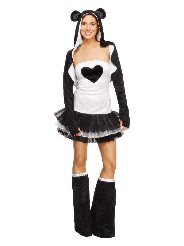Fever Panda Costume Tutu Dress Black  White