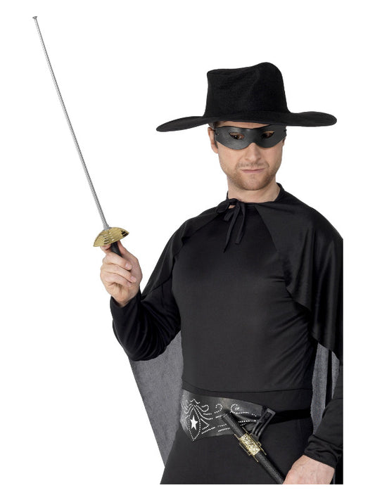 Rapier Sword and Eye Mask Green  Black