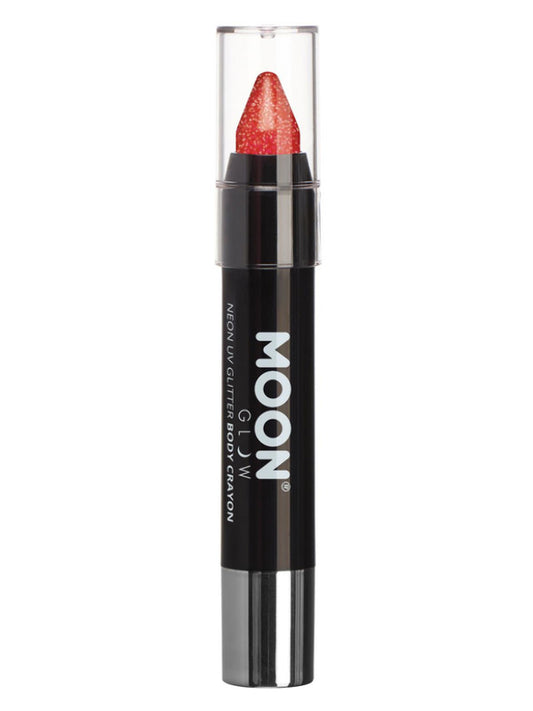 Moon Glow  Neon UV Glitter Body Crayons Red
