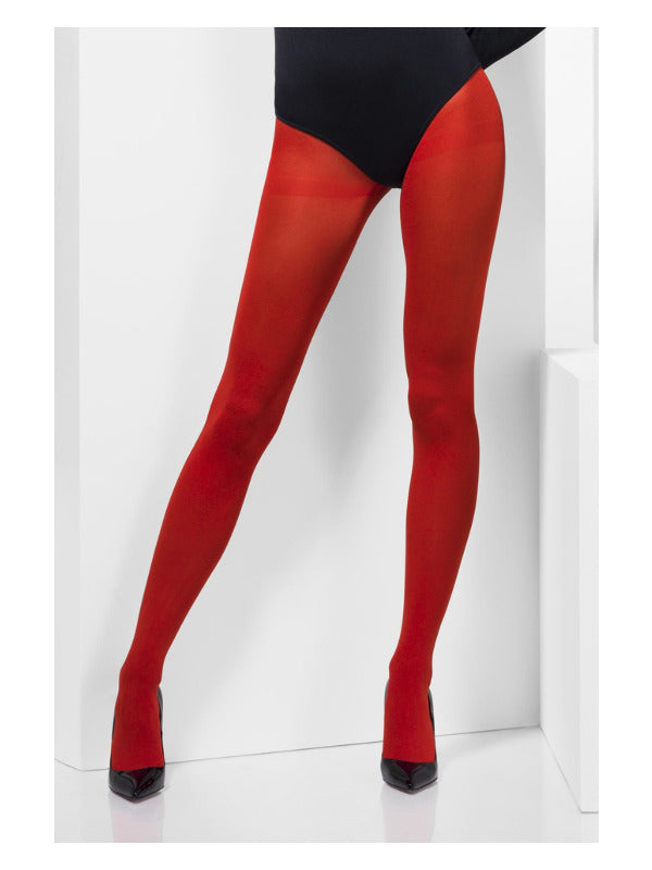 Opaque Tights Red