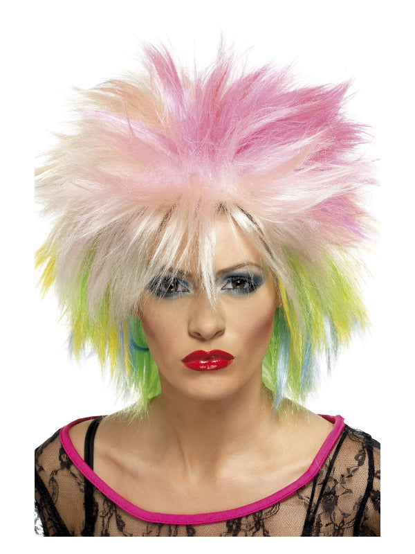 80s Attitude Wig MultiColoured