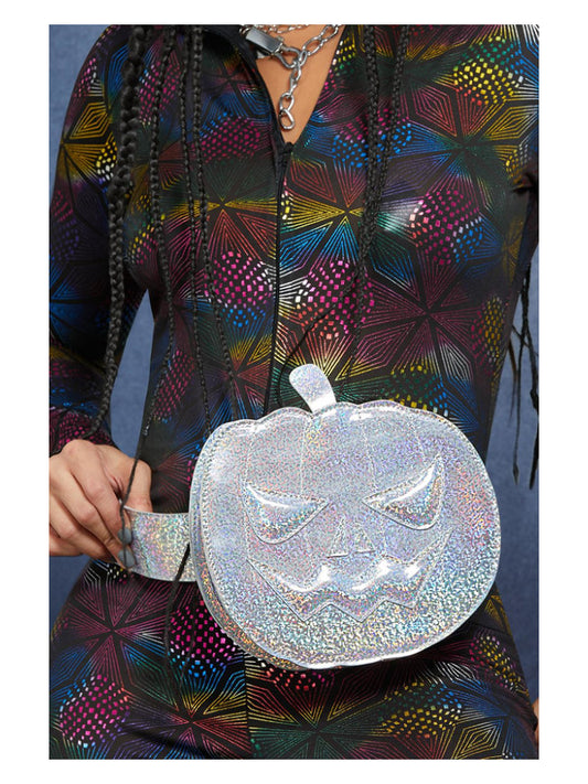 Fever Holographic Pumpkin Bum Bag Silver