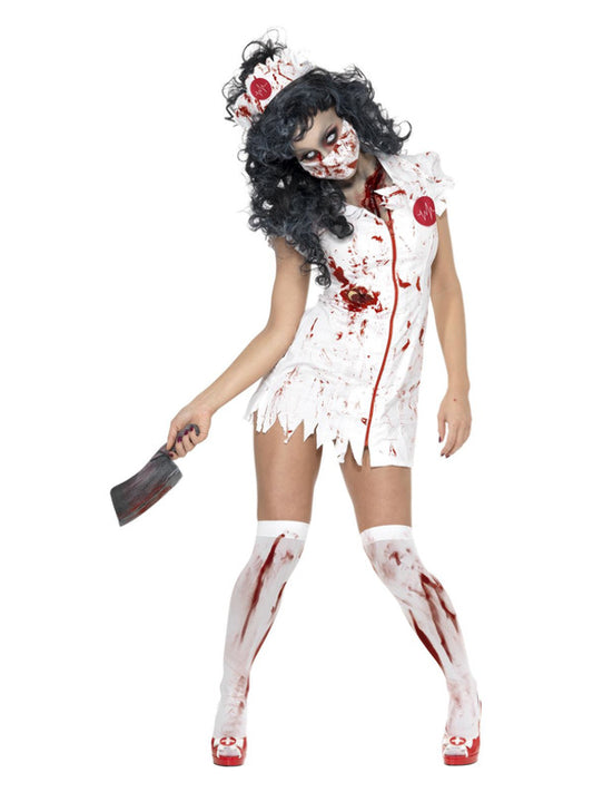 Zombie Nurse Costume White