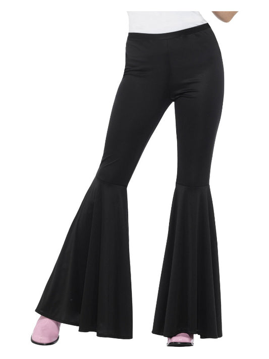 Flared Trousers Ladies Black