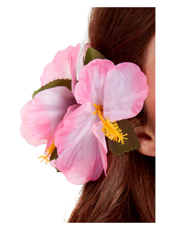 Hawaiian Flower Hair Clip Pink