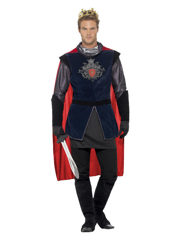 Deluxe King Arthur Costume Black