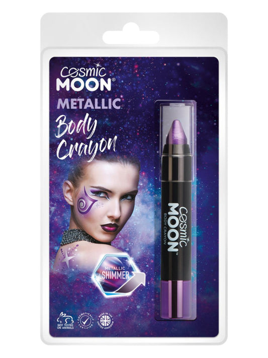 Adult Cosmic Moon Metallic Body Crayons Purple (2)