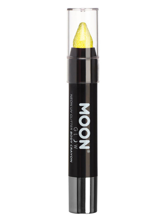 Moon Glow  Neon UV Glitter Body Crayons Yellow