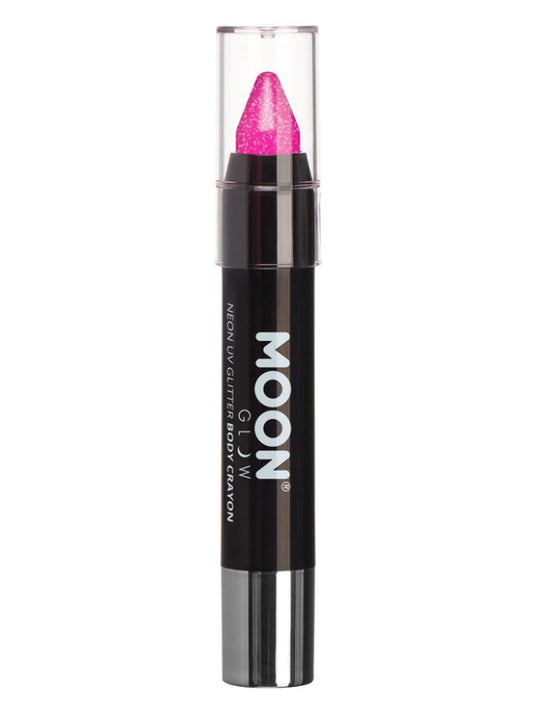 Moon Glow  Neon UV Glitter Body Crayons Magenta