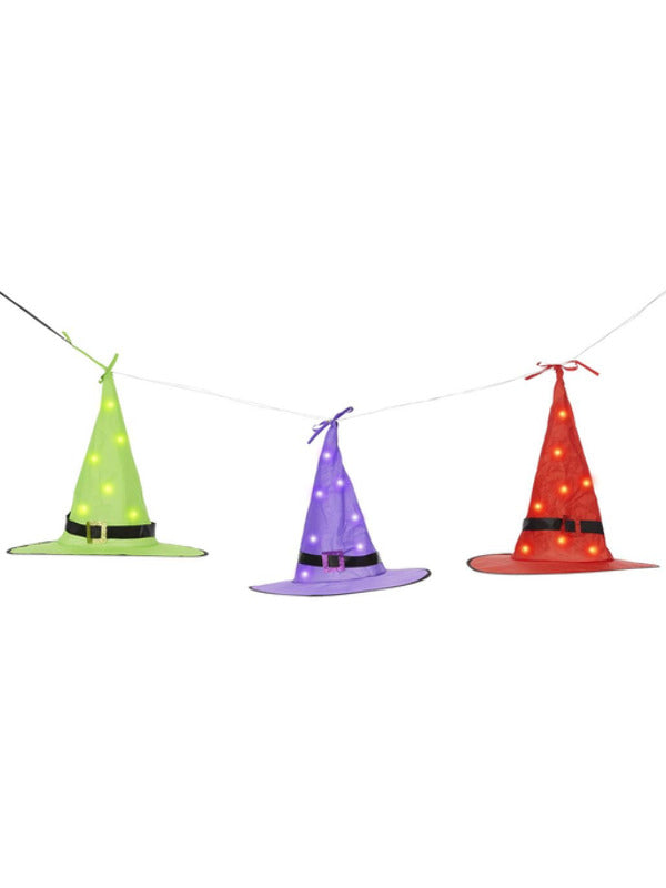 Unspecified LED Light Up Floating Witch Hats