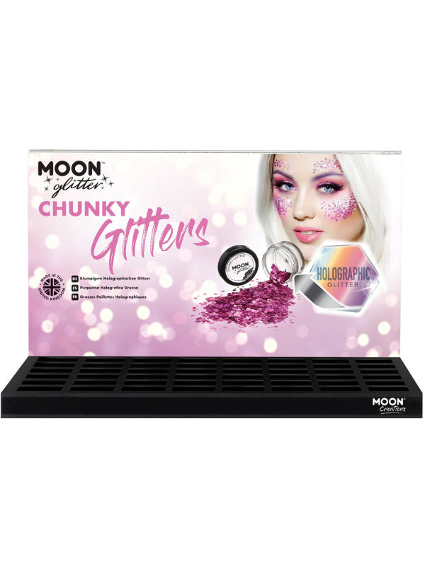 Adult Moon Glitter Holographic Chunky Glitter