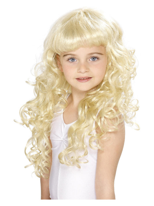 Kids Girls Princess Wig Blonde