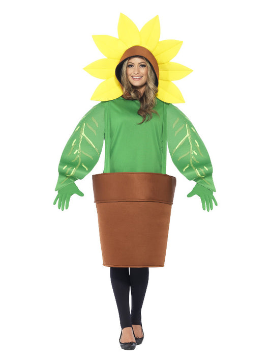 Sunflower Costume with Top with Attached Hood Gr