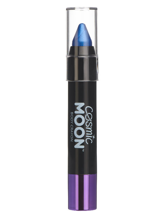 Adult Cosmic Moon Metallic Body Crayons Blue