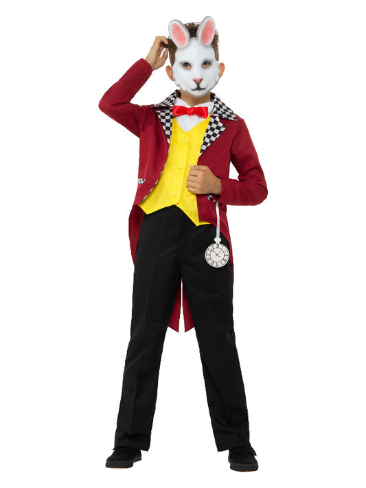 Kids White Rabbit Costume MultiColoured