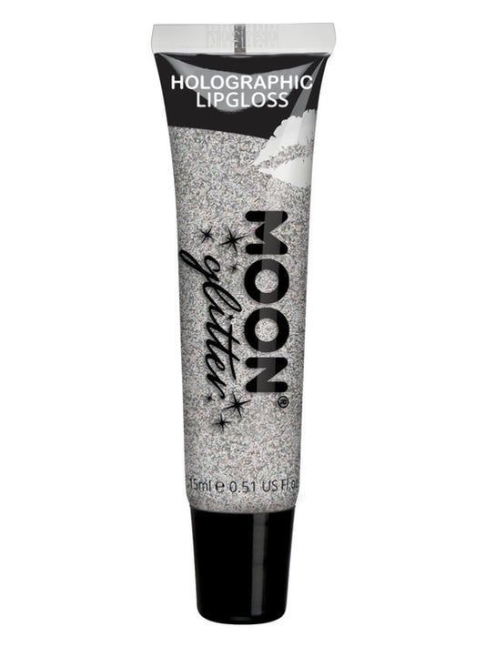 Moon Glitter Holographic Glitter Lipgloss Silver