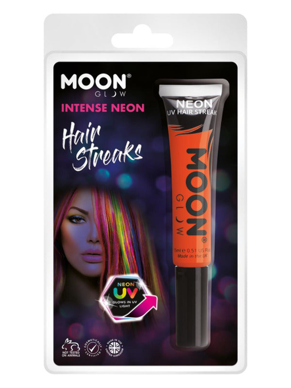 Adult Moon Glow Intense Neon UV Hair Streaks Intense Or
