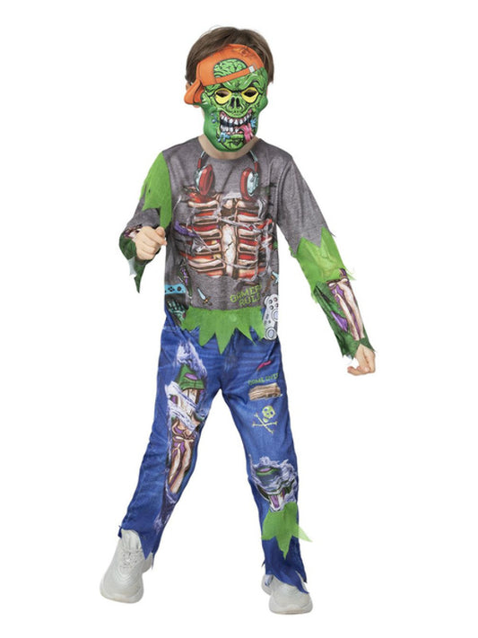Kids Zombie Gamer Costume