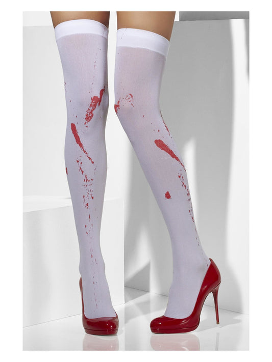 Adult Opaque HoldUps White (4)