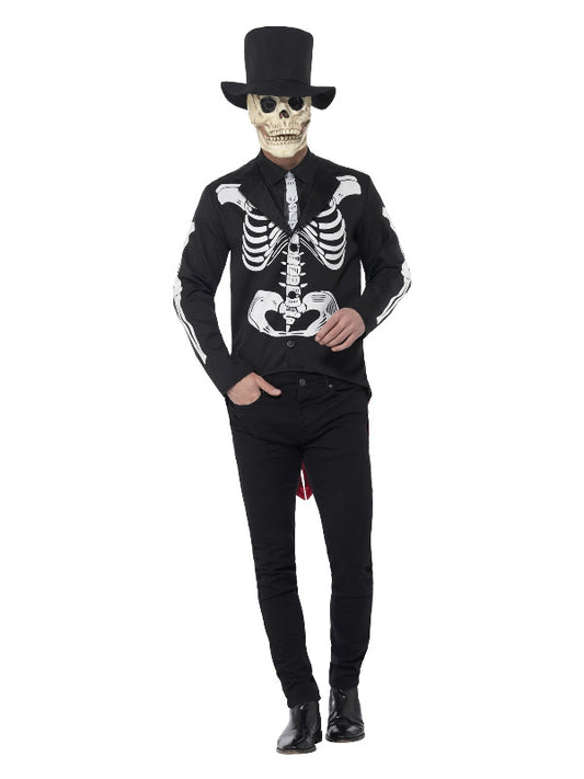Day of the Dead Seor Skeleton Costume Black