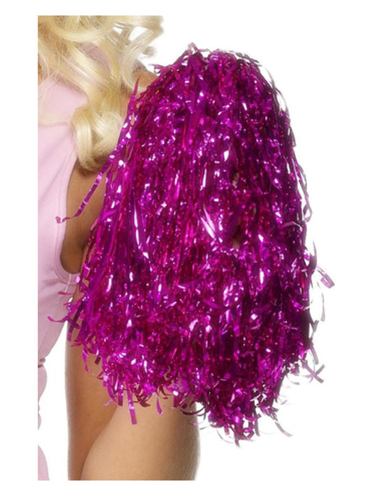 Pom Poms Metallic Pink