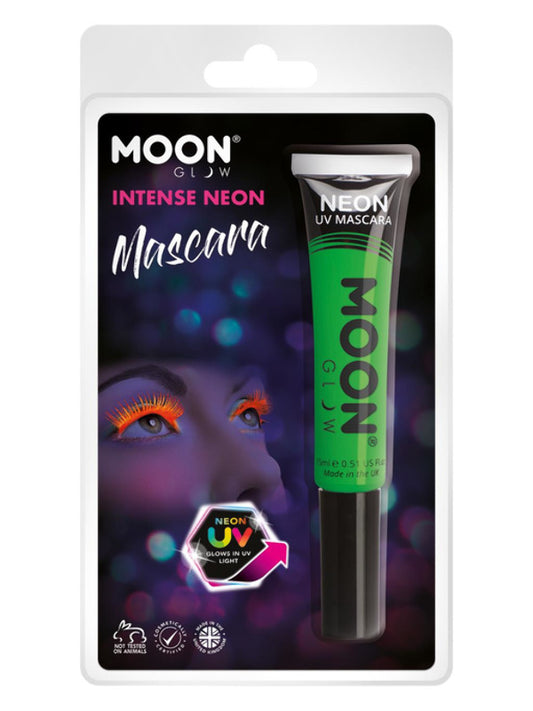 Adult Moon Glow Intense Neon UV Mascara Intense Green
