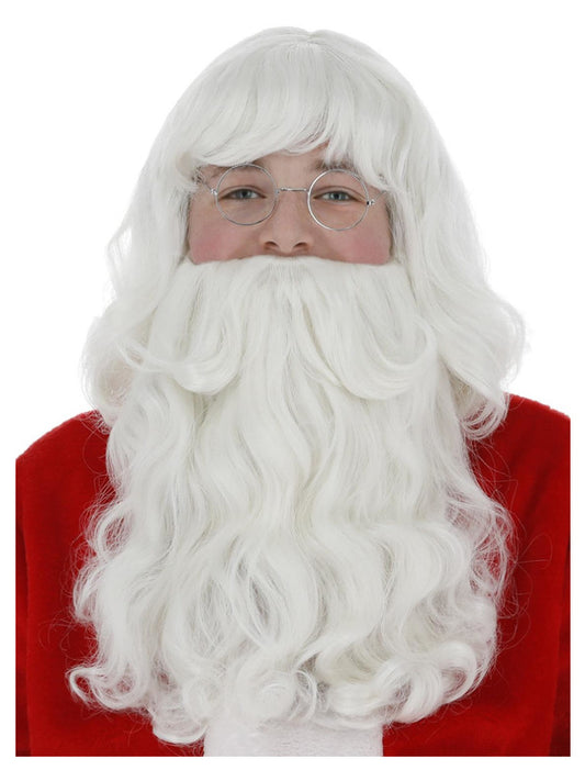 Santa Wig and Beard Set White