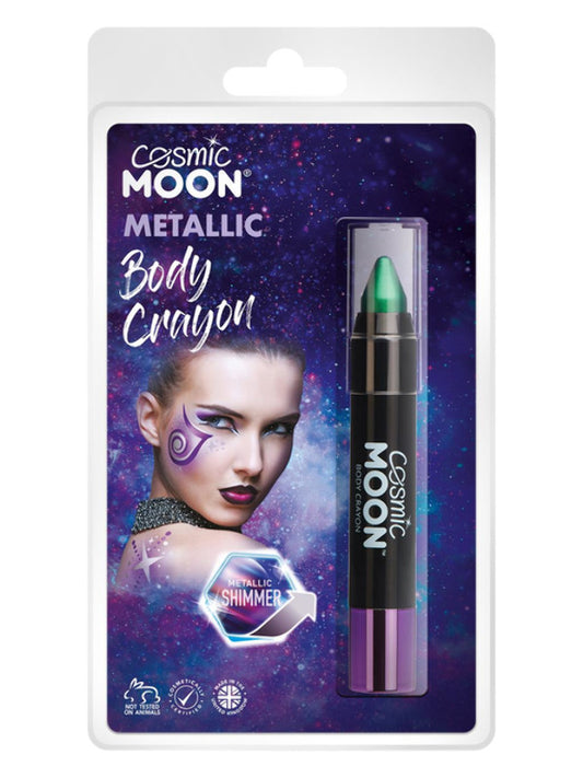 Adult Cosmic Moon Metallic Body Crayons Green (2)