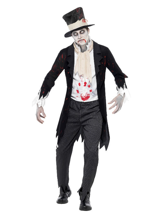 Till Death Do Us Part Zombie Groom Costume Black